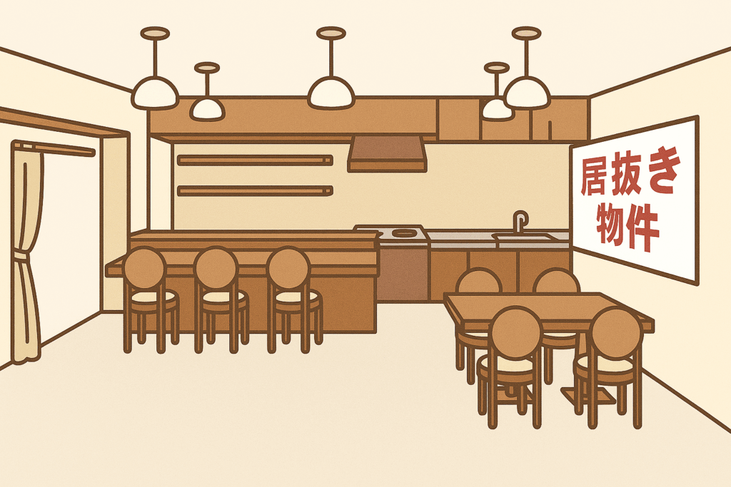 居抜き物件（飲食店）