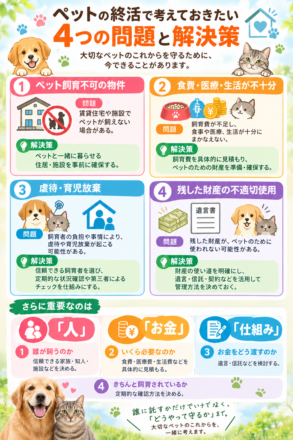 4つの問題と解決策